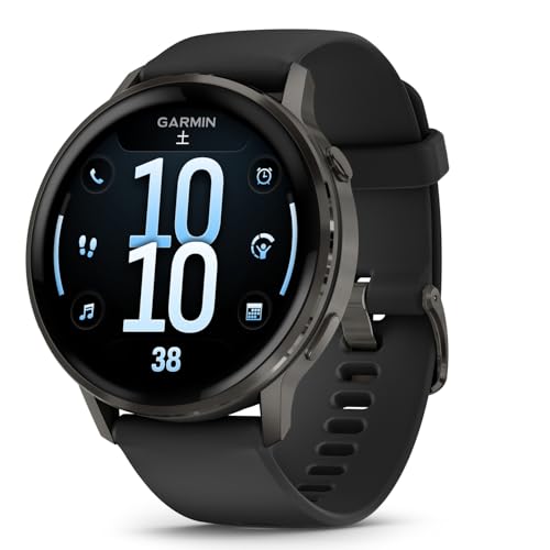 GARMIN(ガーミン)Venu 4 Slate/Black 45mm スマートウォッチ