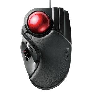 エレコム トラックボール 8ボタン 人差し指・中指操作タイプ（ブラック） ELECOM H