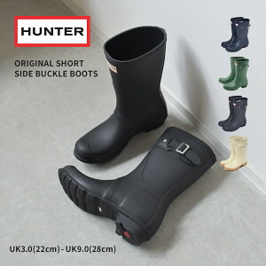 HUNTER ハンター レインブーツ オリジナル ショート サイドバックル ブーツ ミドル
