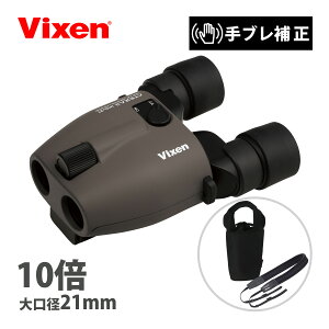 双眼鏡 防振双眼鏡 ビクセン 10倍 ATERA II H10x21 グレージュ アテラ2