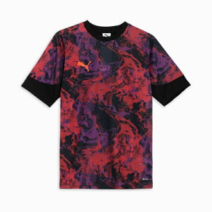 PUMA プーマ INDIVIDUAL PUMAFTBL プロ AOP 半袖シャツ ブラッ