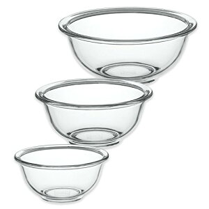 iwaki イワキ 耐熱ガラス ベーシック ボウル 3種セット 大中小 1500ml・90