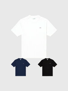 LACOSTE ラコステ Tシャツ アウトライン クロック メンズ レディ―ス ユニセック