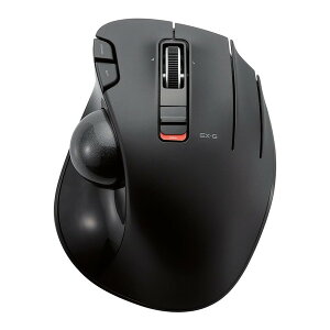 エレコム トラックボールマウス ワイヤレス 6ボタン 親指 2.4GHz 無線 34mm