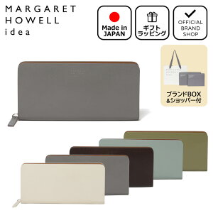 MARGARET HOWELL idea ベンジャミン ラウンドファスナー長財布［マーガレ