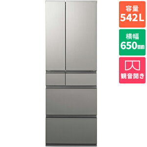 パナソニック Panasonic NR-F54EY3-S シルバー 6ドア冷蔵庫 観音開き