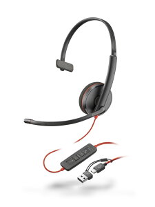 日本HP [8X214AA] Poly Blackwire 3210 Mono USB-C