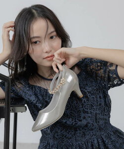 結婚式 パンプス ビジュー 疲れないRANDA/ランダ/7WAYパンプス/PP7034/N