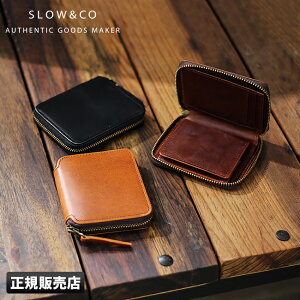 特典付き SLOW スロウ ハービー 財布 二つ折り財布 ミニ ラウンドファスナー box