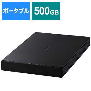 エレコム ELECOM 外付けSSD USB-A接続 (PS4対応) ブラック [ポータブ