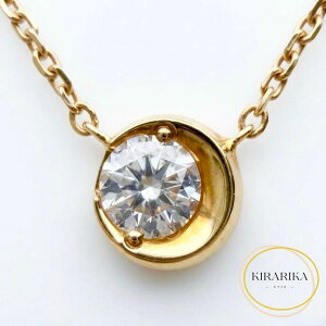 K18 スタージュエリー STAR JEWELRY MOON SETTING ネックレス