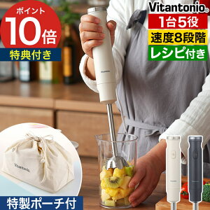 ハンドブレンダー 離乳食 ブレンダー スムージー 生クリーム 1台5役 レシピ付き ハンド
