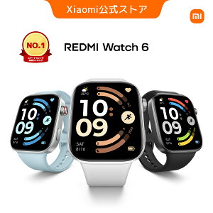 REDMI Watch 6 スマートウォッチ 2.07インチ大画面 9.9mm薄型 最大2
