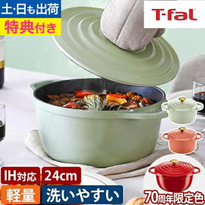 ティファール 両手鍋 キャストライン エアココット 24cm E26746 E26846